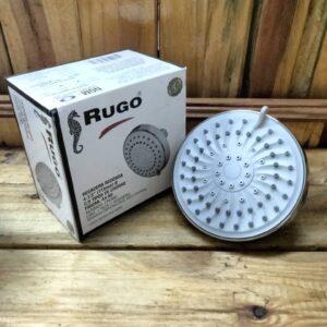 RUGO Regadera redonda c/ 5 tipos de chorros
